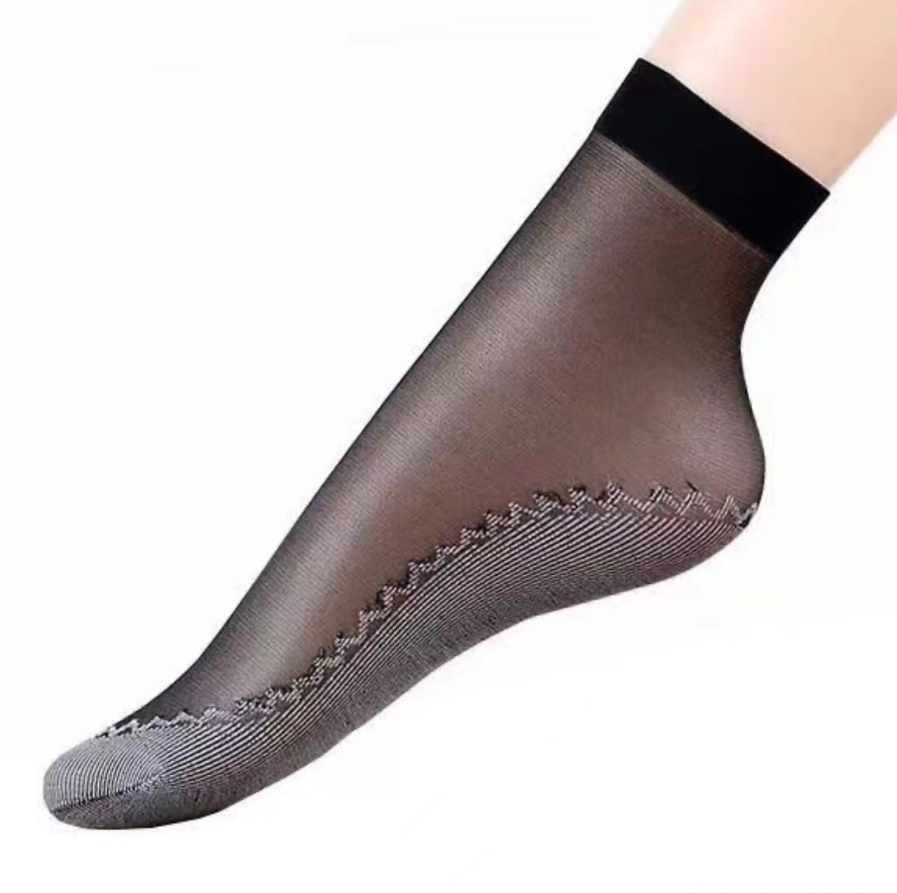 Soft Breathable Floral Mesh Socks 3 pair